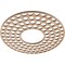 Ekena Millwork Fink Wood Fretwork Pierced Ceiling Medallion, Alder, 16"OD x 5 3/4"ID x 1/4"T CMWP16X16X0250FFAL - alternate 2